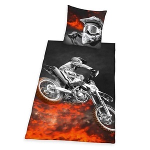 Bettwäsche 'Motocross' / 135x200 cm