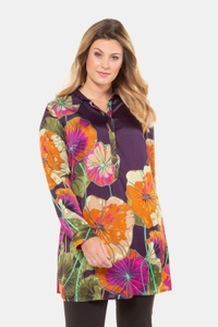 Ulla Popken, Große Größen Tunika Damen (Größe 54 56, multicolor) | Ulla Popken Langarmtuniken | Viskose, 