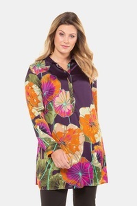 Ulla Popken, Große Größen Tunika Damen (Größe 54 56, multicolor) | Ulla Popken Langarmtuniken | Viskose, 