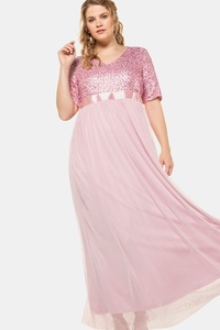 Ulla Popken, Grosse Grössen Abendkleid, Damen, rosa, Größe: 44, Polyester/Polyester, Ulla Popken, 