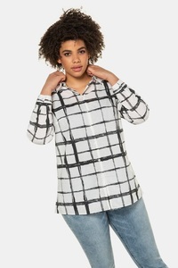 Ulla Popken, Grosse Grössen Hemdbluse, Damen, grau, Größe: 58/60, Baumwolle, Ulla Popken, 