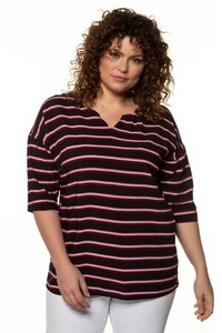 Ulla Popken, Große Größen Bluse Damen (Größe 42 44, schwarz) | Ulla Popken Langarmblusen | Viskose, 