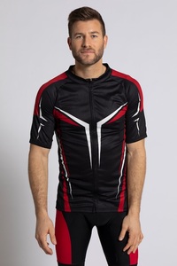 JP1880, Grosse Grössen Fahrrad Trikotjacke, Herren, schwarz, Größe: 3XL, Polyester, JP1880, 