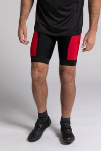 JP1880, Grosse Grössen Fahrrad-Trägershorts, Herren, schwarz, Größe: 7XL, Polyester/Elasthan, JP1880, 