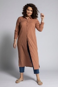Ulla Popken, Grosse Grössen Bluse, Damen, orange, Größe: 54/56, Baumwolle, Ulla Popken, 