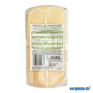 NatureSuisse, Bio Raclette Nature, Bio Raclette Nature
