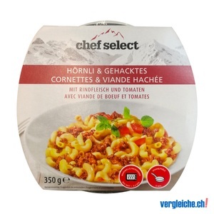 chef select, Hörnli & Gehacktes, Hörnli & Gehacktes