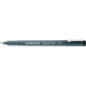 Staedtler, STAEDTLER Pigment Liner 0,5mm 30805-9 schwarz