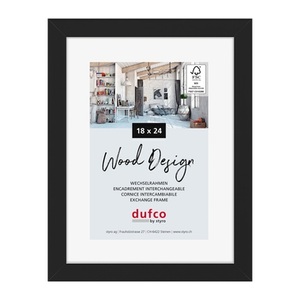 dufco, DUFCO Holz-Bilderrahmen 18x24cm 1610.80104 Toronto schwarz