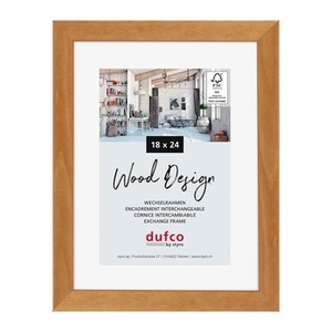 dufco, DUFCO Holz-Bilderrahmen 18x24cm 1610.80598 Toronto Kirschbaum