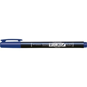 Tombow, TOMBOW Kalligraphie Stift Hard WS-BH15 Fudenosuke, blau