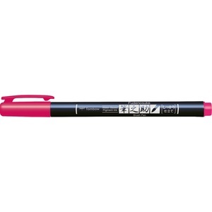 Tombow, TOMBOW Kalligraphie Stift Hard WS-BH22 Fudenosuke, pink