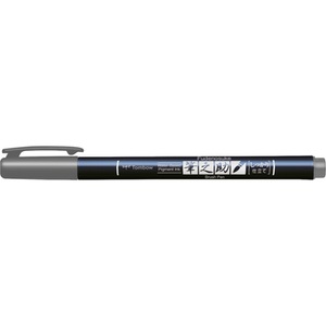 Tombow, TOMBOW Kalligraphie Stift Hard WS-BH49 Fudenosuke, grau