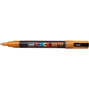 uni-ball, UNI-BALL Posca Marker 0.9-1.3mm PC3-ML ORANG glitzer orange