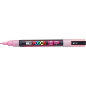 uni-ball, UNI-BALL Posca Marker 0.9-1.3mm PC3-ML PINK glitzer rosa