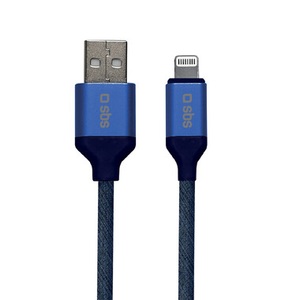 SBS, SBS, Lightning, USB-Ladekabel 2.0 - Lightning, Finish: Jeans, Produkte & Wohnen