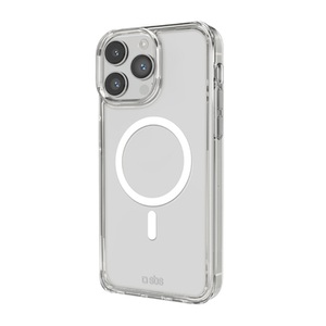 SBS, SBS, Kompatibles kabelloses Laden, Transparente steife Hülle, kompatibel mit MagSafe-Ladefunktion für iPhone 14 Pro Max, Produkte & Wohnen