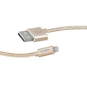 SBS, SBS, Lightning, Lade- und Datenübertragungskabel Apple Lightning - Gold Collection, Produkte & Wohnen