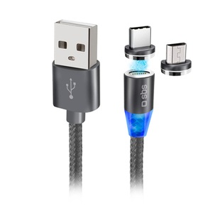 undefined, Kabel mit magnetischen Type-C- und Micro-USB-Steckern