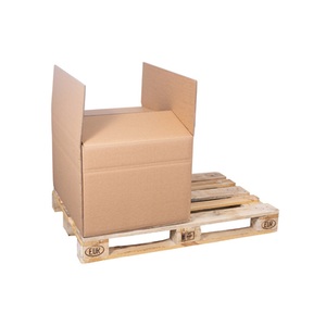 undefined, Palett- und Exportbox aus 3-welligem Karton in braun 750x460x270mm
