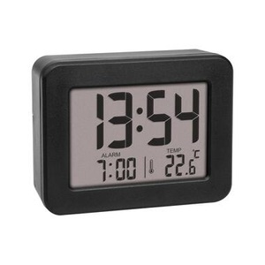 TFA Dostmann 60.2044.01 Quartz Alarm clock Black Alarm times 1