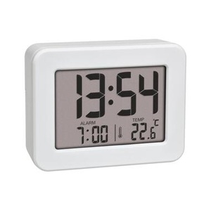 TFA Dostmann 60.2044.02 Quartz Alarm clock White Alarm times 1