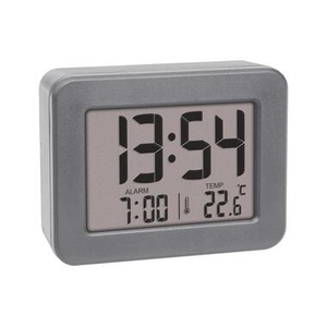 TFA Dostmann 60.2044.10 Quartz Alarm clock Grey Alarm times 1
