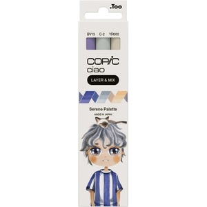 COPIC, COPIC Marker Ciao 220750310 Serene Palette 3 St&uuml;ck