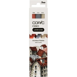COPIC, COPIC Marker Ciao 220750304 Architect Palette 3 St&uuml;ck
