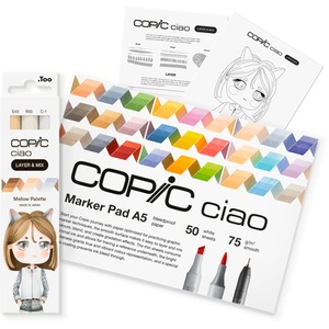 COPIC, COPIC Marker Ciao 220750212 Mellow Palette 3 St&uuml;ck