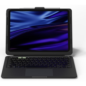 Zagg, ZAGG Pro Keys Connect iPad Air13 M2 (CH) Tablet-Tastatur mit Schutzhülle Schwarz