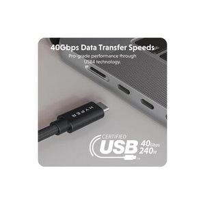 HYPER, HYPER USB4-Kabel Performance USB C - USB C 1.2 m