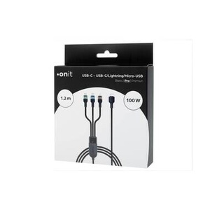 undefined, onit USB 2.0-Kabel USB-C - Lightning/USB-C/Micro-USB B, 1.2 m