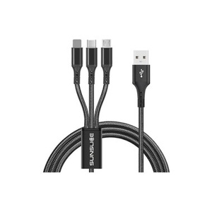 undefined, SunSlice Trident Kabel Lightning/USB-C/Micro-USB A