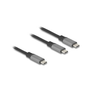 undefined, Delock USB 2.0-Y-Kabel USB-C - USB-C 1.2 m