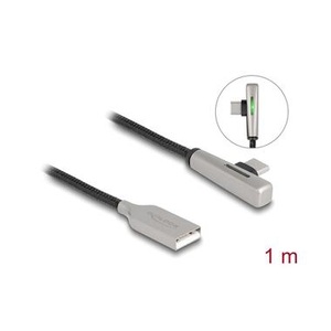 Delock, Delock USB 2.0-Kabel Schnelladefunktion 60 W USB A - USB C 1 m