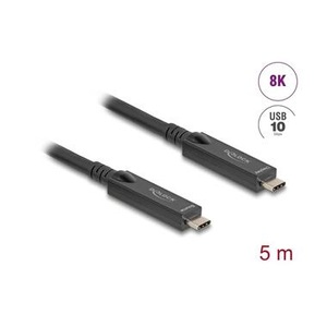 undefined, Delock AOC USB Kabel 8K USB Type-C - USB Type-C, 5 m