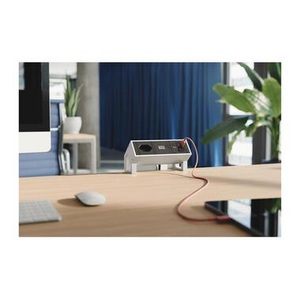 undefined, Bachmann Tischsteckdosenleiste DESK2 1xT13 1xUSB C/C 45W 0.2m INOX