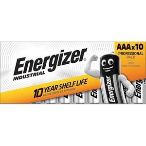 Energizer, Industrial Micro (AAA) Alkaline Batterien - 10 Stück