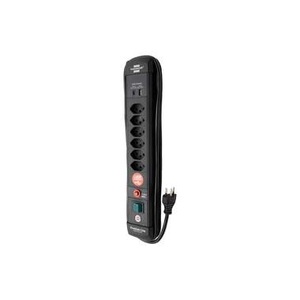 undefined, Brennenstuhl Premium-Line 6-fach USB-C PD 30W USB-A 18W Schwarz 3 m