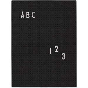 Design Letters, Design Letters Memoboard & FRIENDS A4 in schwarz, 