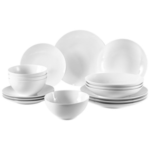 Rosenthal, Rosenthal-Loft Tafelservice 16-tlg, Thomas Kombiservice loft 16-teilig , 11900-800001-18733 , Weiss , Keramik , Uni , 800 ml , 30x38.5 cm , glänzend , 0035720639