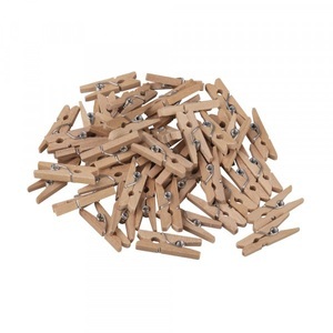 undefined, Mini Holzwäscheklammern Natur 48 Stk., Mini Holz Wäscheklammern Natur 48 Stk.
