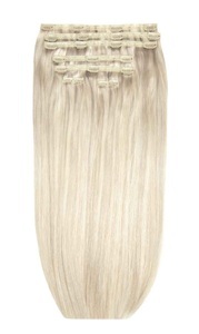 Beauty Works, 26 Double Hair Set Clip-In Extensions - Iced Blonde