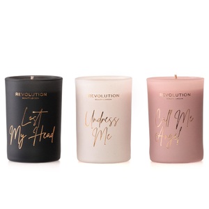 Makeup Revolution, Makeup Revolution - Durftkerzen-Set - Indulgence Collection - Mini Scented Candle Trio (ST062IC3), Revolution - Indulgence Mini-Kerzen-Set, Duftkerze, 3X40G