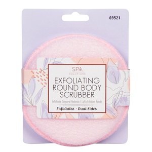 Spa Solutions, Spa Solutions - Peeling-Pad - Exfoliating Round Body Scrubber (BS0167BSPK), 