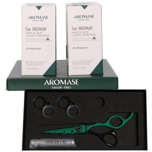 undefined, AROMASE Set limited edition e-kwip HS + 6x80 ml Shampoo, AROMASE Set limited edition e-kwip HS + 6x80 ml Shampoo