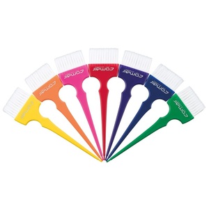 Comair, Comair F&auml;rbepinselset Rainbow Large/Brei, Comair F&auml;rbepinselset Rainbow 7-teilig large