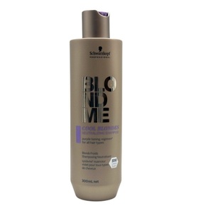 undefined, Schwarzkopf BlondMe Cool Blondes Neutralizing Shampoo 300ml, Schwarzkopf Professional Blondme Cool Blondes Neutralizing Shampoo - 300ml
