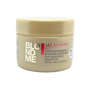 Schwarzkopf, Schwarzkopf - Maske BlondME All Blondes - 30 ml, Schwarzkopf Professional BLONDME ALL BLONDES Rich Mask